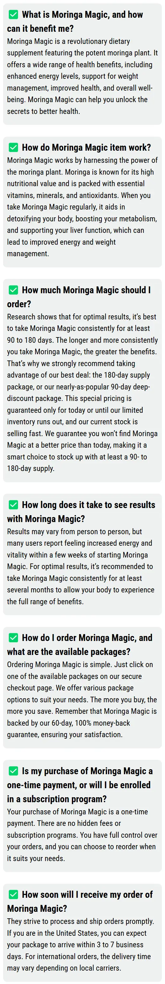 Moringa Magic